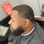 Beard Trim, Edge Up, Hot Towel Service with razor shave