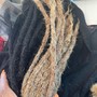 Individual faux locs