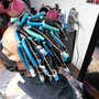 Flexi Rods on Natural Hair