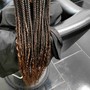 Human Boho knotless braids