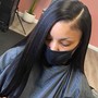 Closure wig touch up