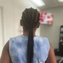 Braided ponytail