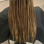 Large Knotless Box Braids