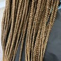 Large Knotless Box Braids