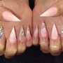 Coffin/stiletto/almond/oval