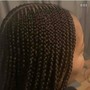 Natural hair Braids no hair added