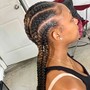 Straight back Braids