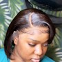 one frontal ponytail(high or low ponytail)