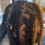 Individual faux locs