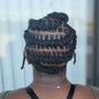 Starter Locs, 2 Strand Twist, Interlocked