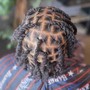 Starter Locs Coils, Interlocked with Style and Haircut