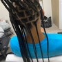 Straight back Cornrows