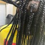 Jumbo knotless braids