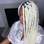 Medium curvy braids