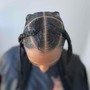 Jumbo knotless Box Braids