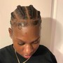 6 large braids and under