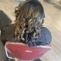 French curl braids