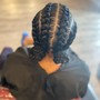 2 feed in braids