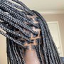 Small Boho Goddess Knotless Braids