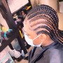 Braided ponytail