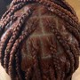 Crochet med or large  twist/locs