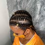 Jumbo knotless Braids