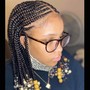 Box Braids (medium  )Mohawk style