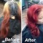 Hair color correction