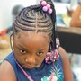 Kids (5-12) 1 braided ponytail (small)