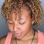 TWO STRAND TWIST SET (ON THE SCALP)