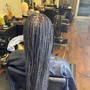 Extra length on all braiding style