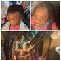 12 & Under Natural Hair Lemonade Braids