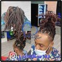 Loc Retwist with Basic Loc Style