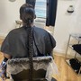 Frontal ponytail updo