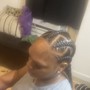 Designed small feeder 3 way cornrows /pronto