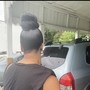 Frontal ponytail updo