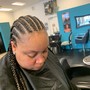 8-10 feed in braids