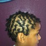 4 Cornrows ( no hair added)