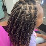 2 feed-in braids any length