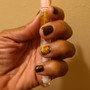 Cat eye nail art