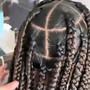 Medium Knotless Braids