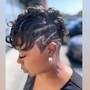 Relaxer haircut and style