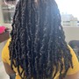 Natural Twist style  half head