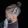 Kid starter locs/retouch