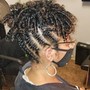 natural hair updo