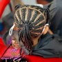 Men's Individual Braids/Plaits/Twists