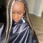 Large Bohemian knotless Braids