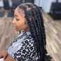 Small straight back braids