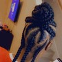 Loc updo