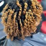 On Natural hair Flexi Rods /perm rods (Sundays are an extra $30 to your service)